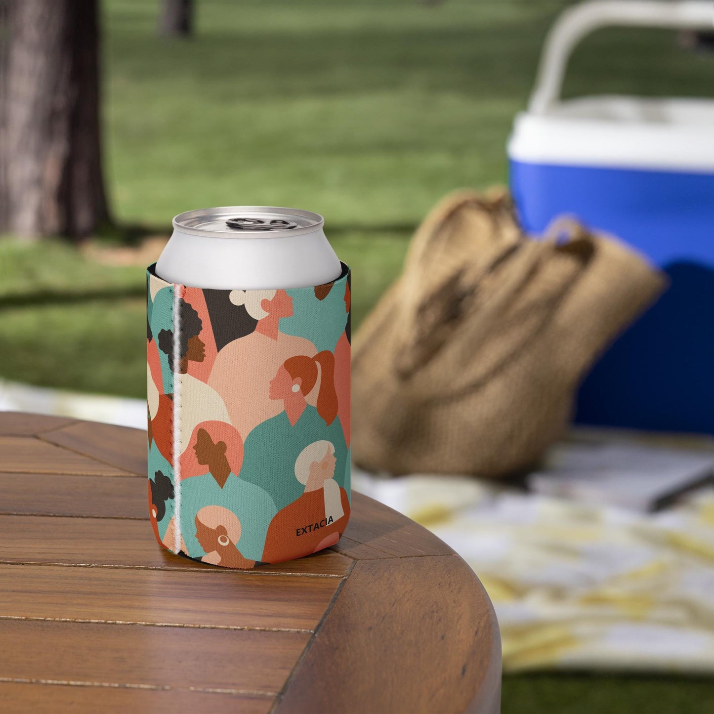 Housse Isotherme, Manchon Refroidisseur - Boisson Bouteille Canette, anti-condensation réutilisable - Design Silhouettes Feminines, Femmes