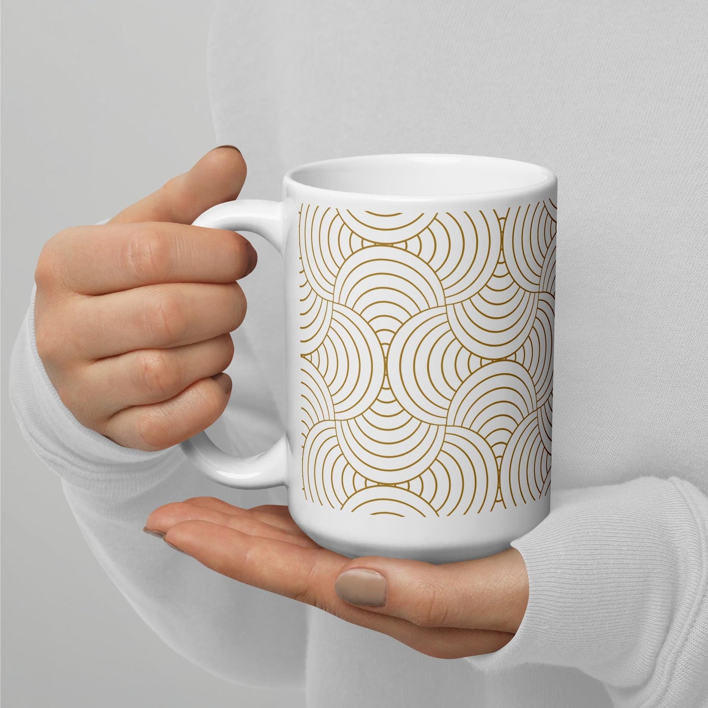 Mug en Céramique – 11, 15 et 20 oz - Tasse Design et Élégante - Design Graphique - Personnalisable - cadeau, bureau, déco cuisine