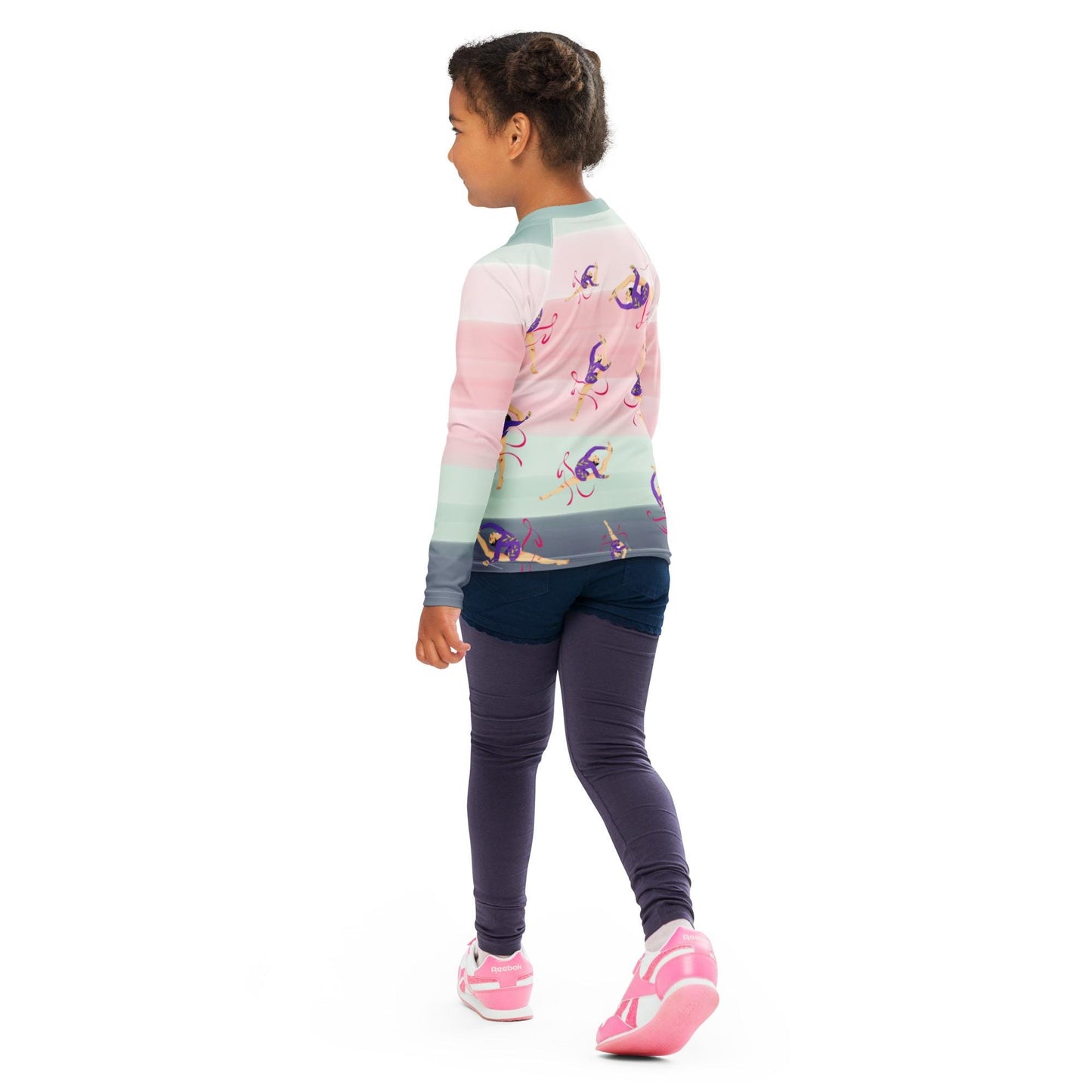 Rash Guard – T-Shirt de Compression pour Bébé et Petite Fille, Séchage Rapide et Protection UV - Natation, nage, Sport, Surf, gymnastique