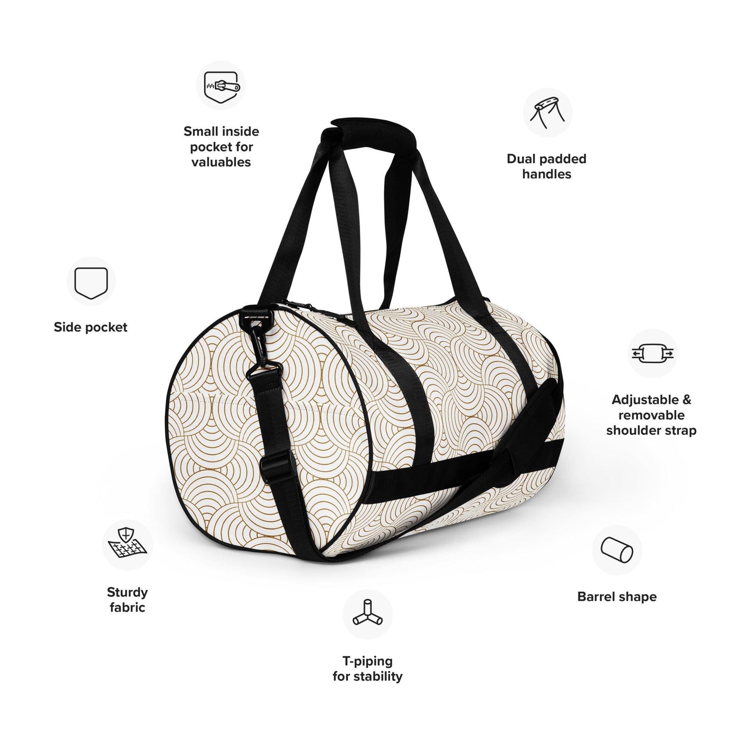 Sac de sport - Sac de Voyage – Léger, Résistant et Spacieux, Idéal pour Gym, Weekends ou Voyages - cadeau, anniversaire, Noël