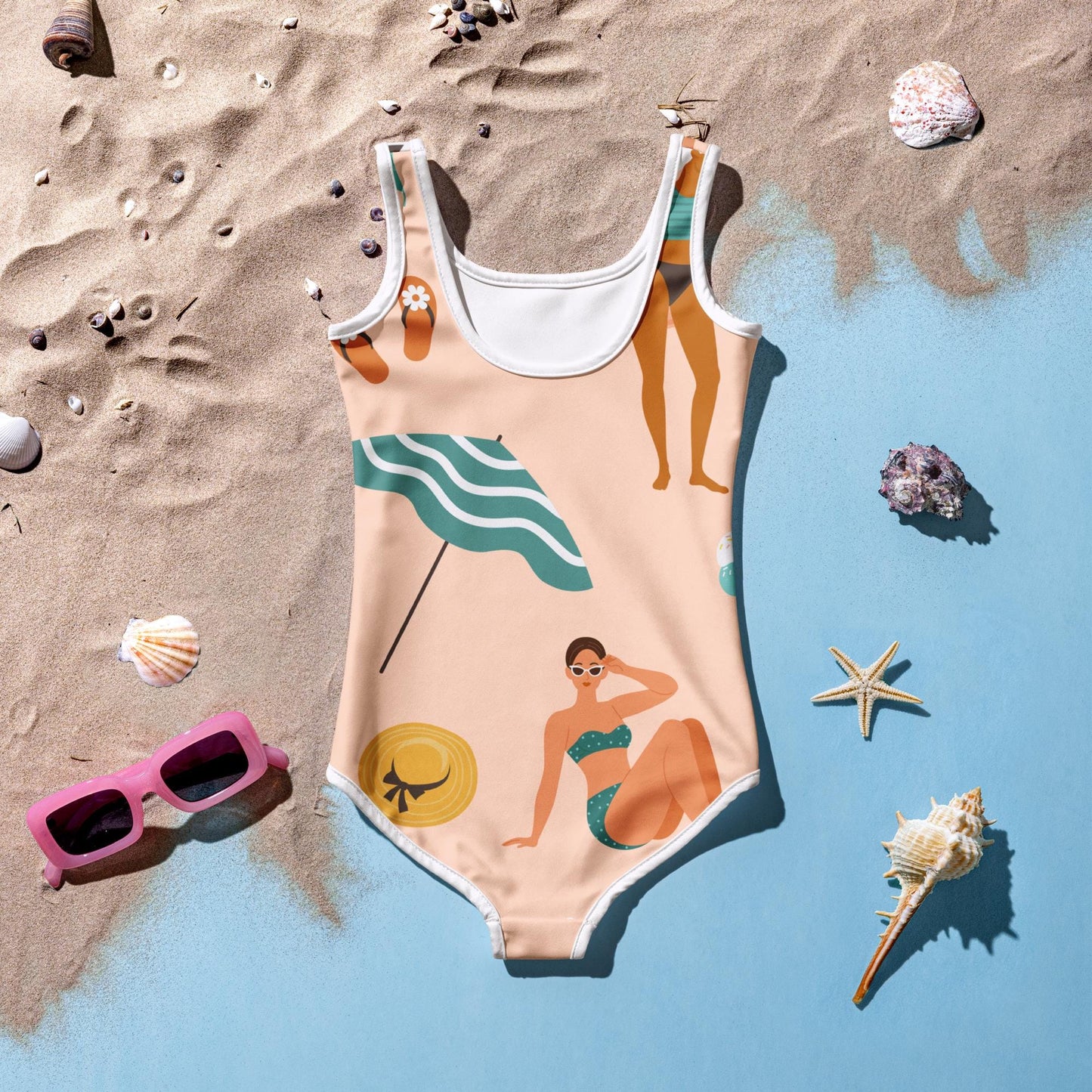 Maillot de Bain pour Petites Filles et Bébés – Confortable, Résistant - pour Piscine, Plage, été, Cadeau, Anniversaire, Noël