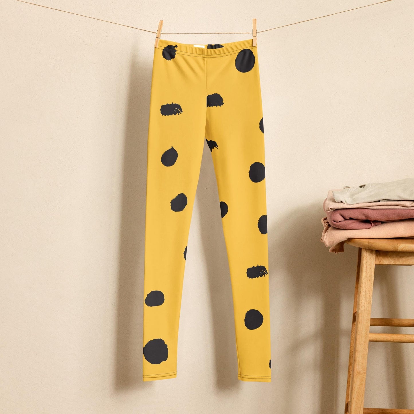 Leggings pour fille ado – pantalon de sport confortable et stretch pour yoga, gym et danse, sport, ballet, école, cadeau - legging