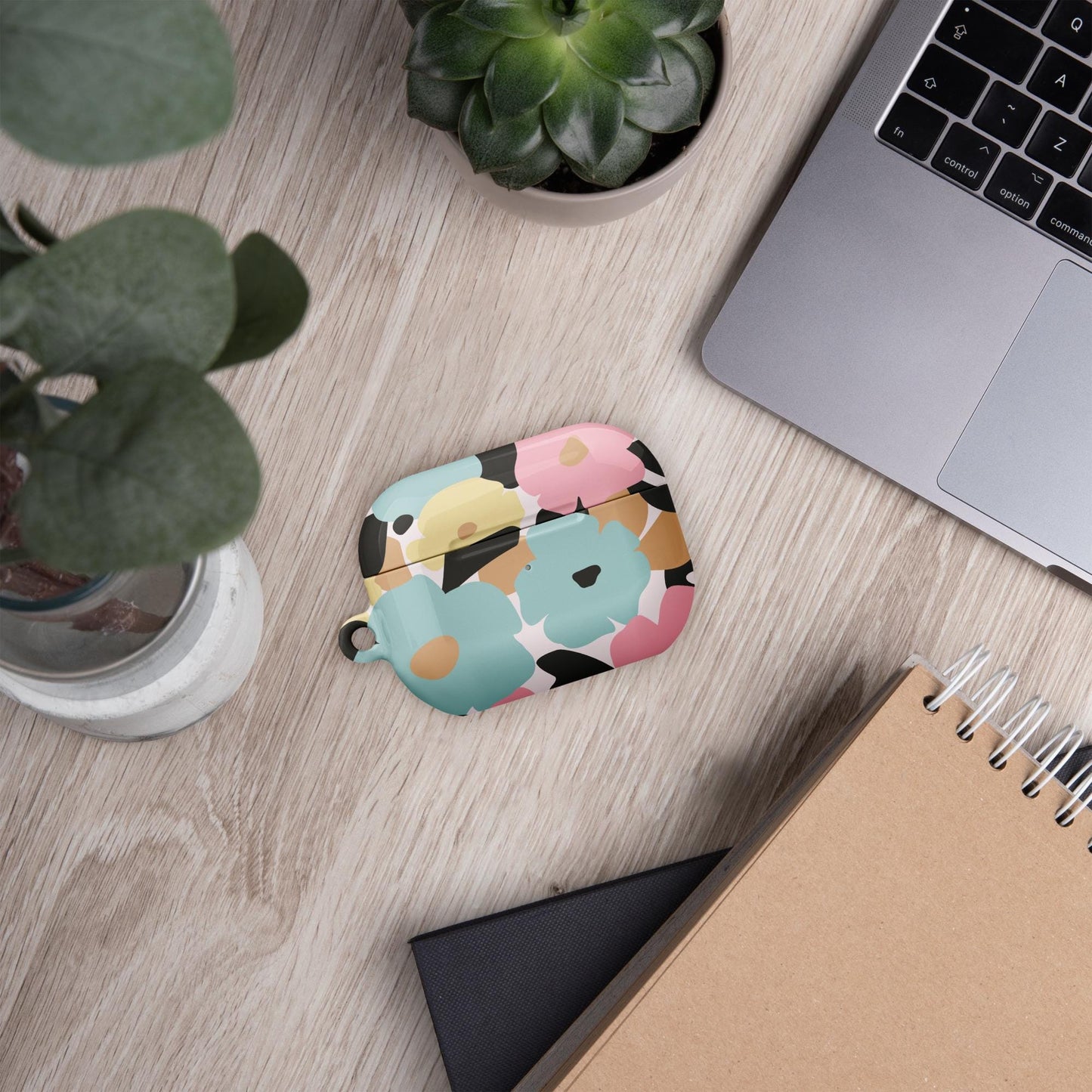 Coque AirPods résistante – Fleuri, Pastel – Anti-choc & étanche, design minimaliste et élégant - Nature