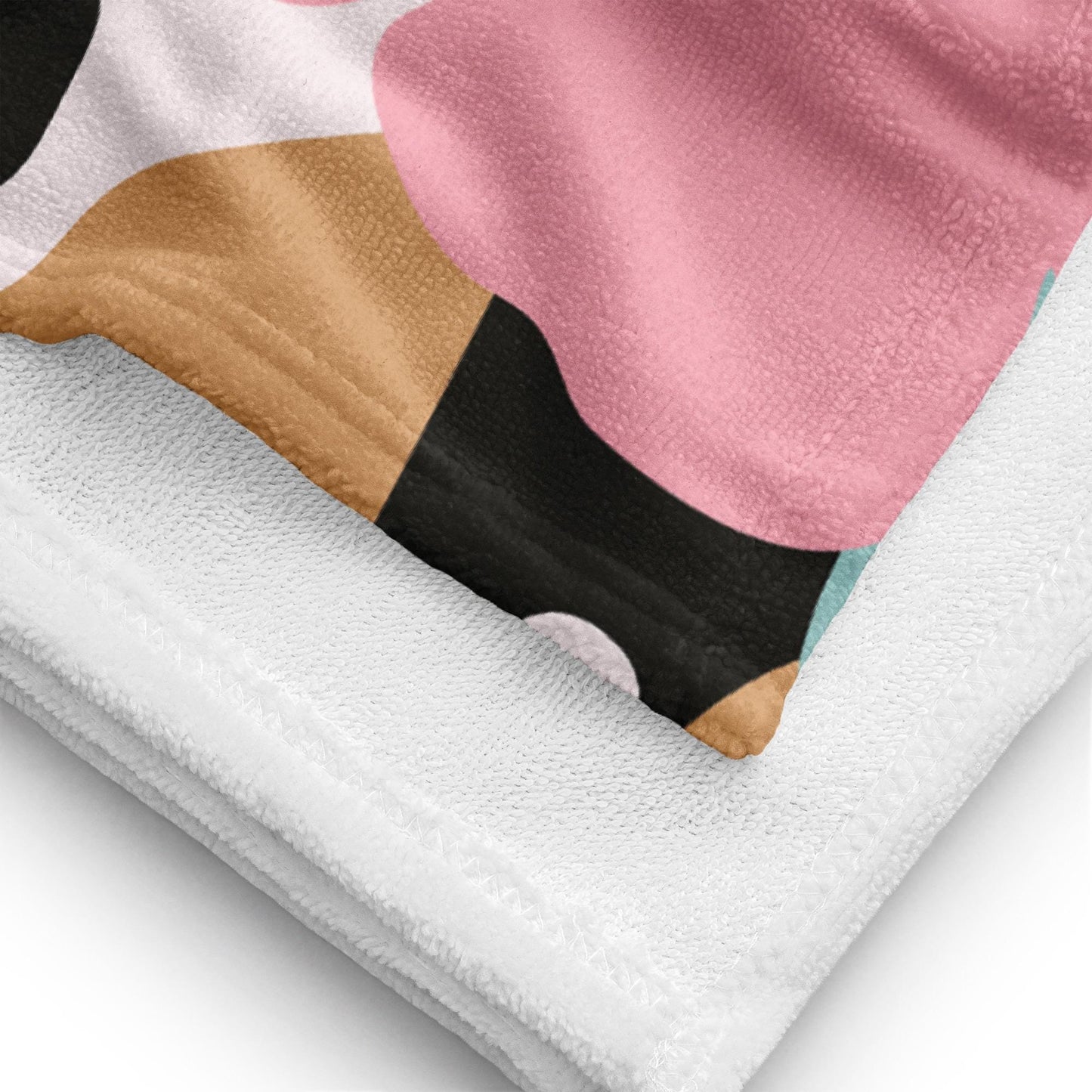 Serviette de Bain en Coton – Serviette de plage - Douce, Absorbante et Compacte - Voyage, Sport, Piscine surf - Design Minimalist fleuri