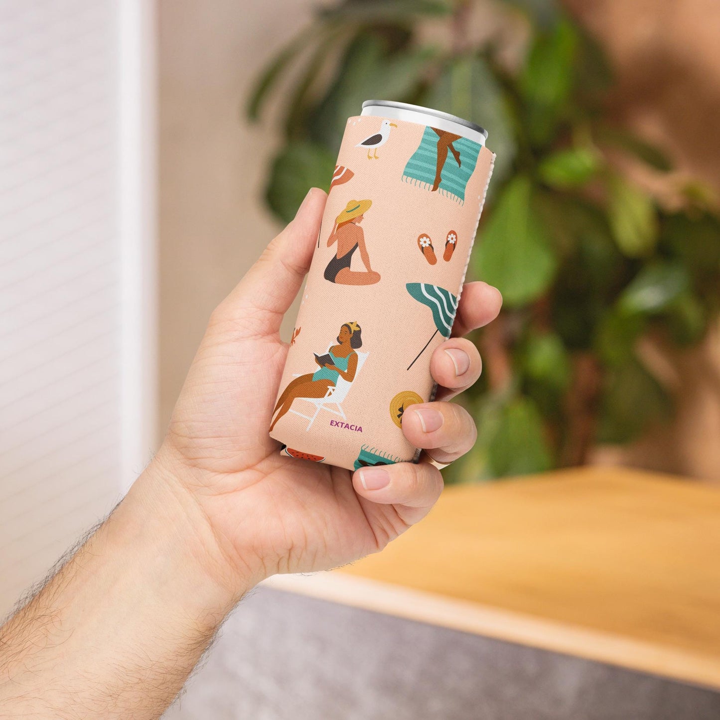 Housse isotherme manchon refroidisseur – Saumon – Protection anti-condensation – Minimaliste