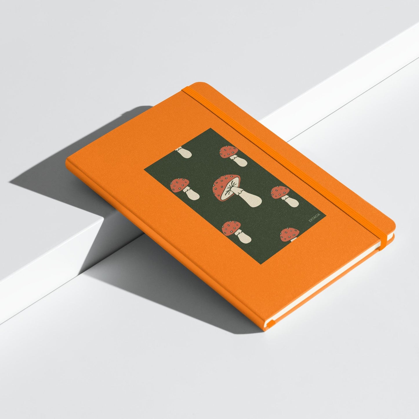 Carnet Journal à Couverture Rigide avec illustration Champignos - Notebook pour écriture dessin organisation, papeterie créative - cadeau