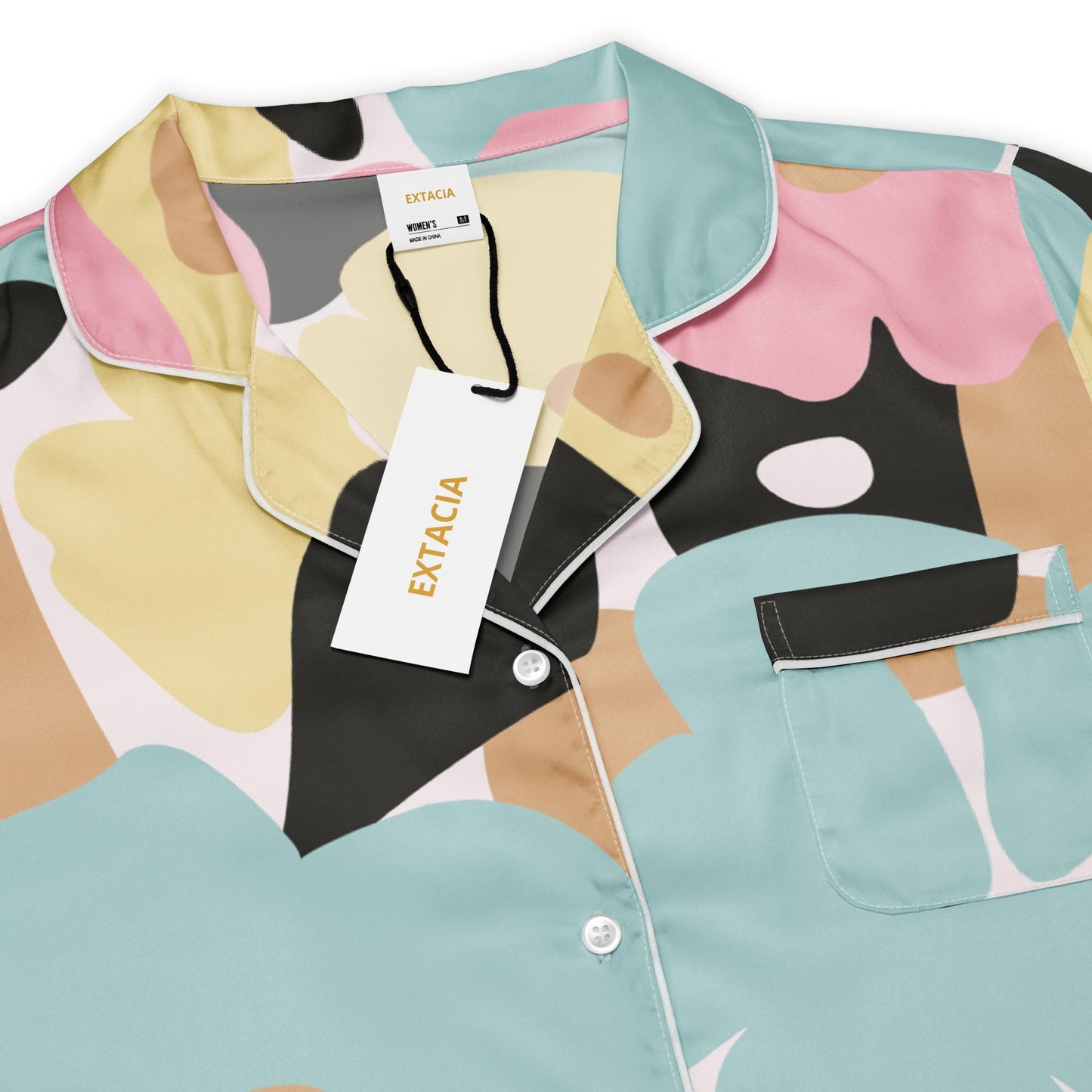 Chemisier - Haut de Pyjama à Manches Longues pour Femme – Léger, Doux, Chaud et Confortable - Élégant, cadeau d'anniversaire, fête des mères