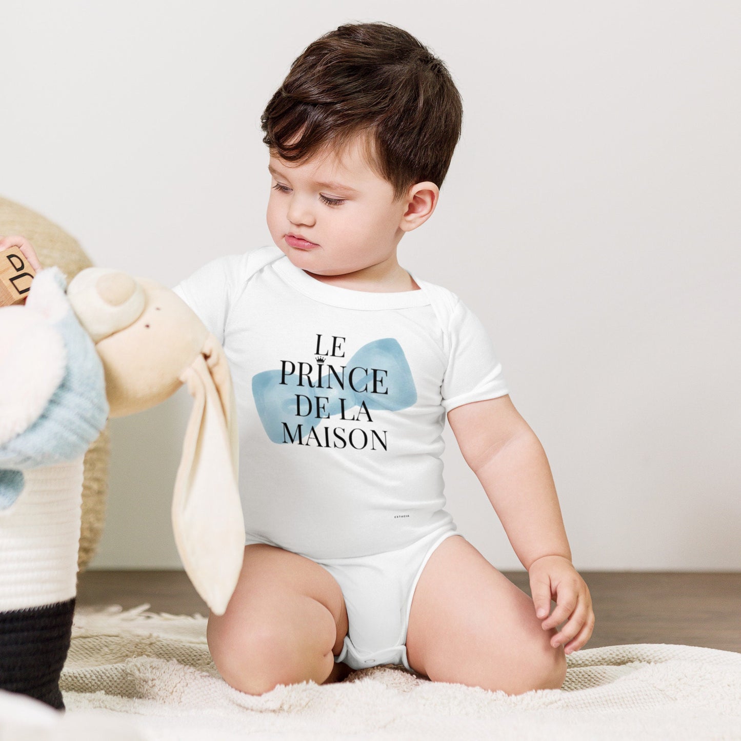 Body Bébé Garçon à Manches Courtes 100% Coton - Vêtement doux confortable - cadeau naissance original, nouveau né