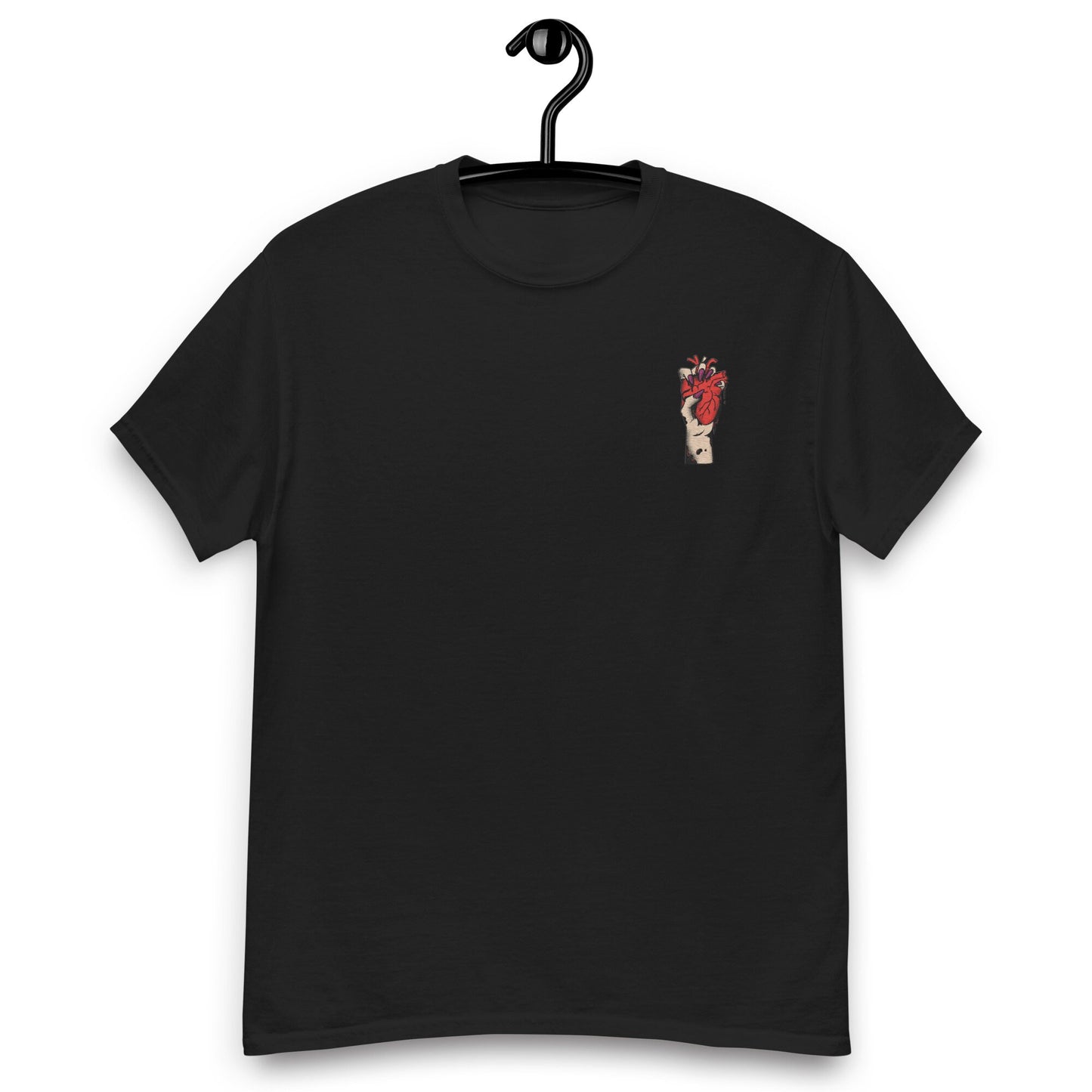 T-shirt Minimaliste pour Homme 100% Coton - Motif Brodé - Tee-shirt style casual, cadeau éthique, anniversaire, Noël