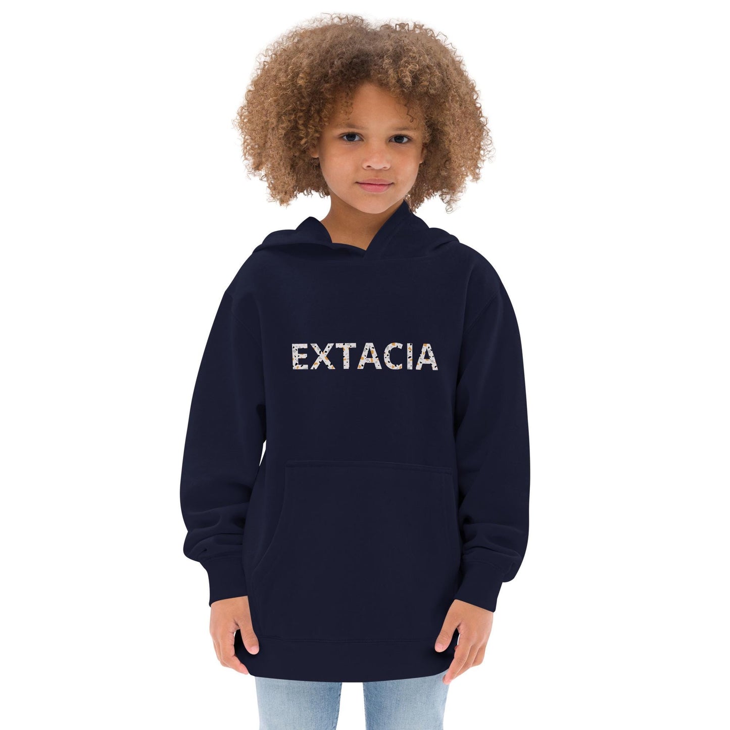 Sweat à capuche pour petite fille – Bleu, Jaune, Rose – Coton-mélange, motif imprimé, pull chaud & doux – Motif Gymnaste Danseuse