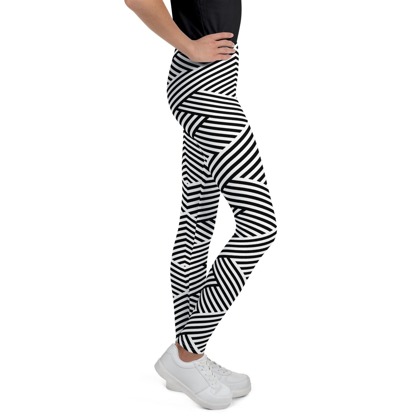 Leggings pour fille ado – pantalon de sport confortable et stretch pour yoga, gym et danse, sport, ballet, école, cadeau - legging