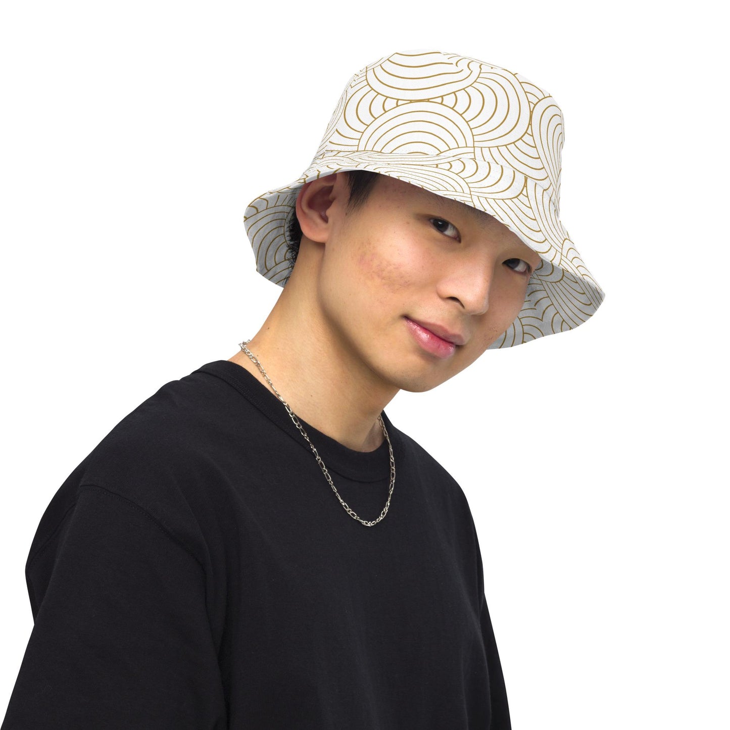 Bob Réversible Unisexe – Chapeau Minimaliste - Stylé léger, accessoire mode d’été pour adultes, Streetwear, cadeau - Design Graphique