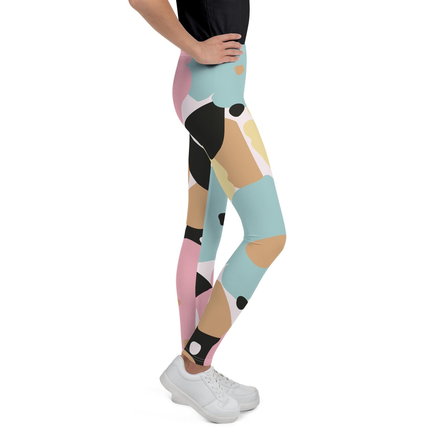 Leggings pour fille ado – pantalon de sport confortable et stretch pour yoga, gym et danse, sport, ballet, école, cadeau - legging
