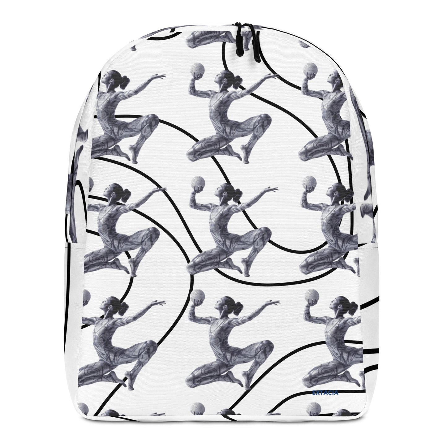 Sac à dos minimaliste - Léger, Spacieux et Résistant - Voyages, École, Sport, Ordinateur, Gym, cadeau design thème Gymnaste, danseuse
