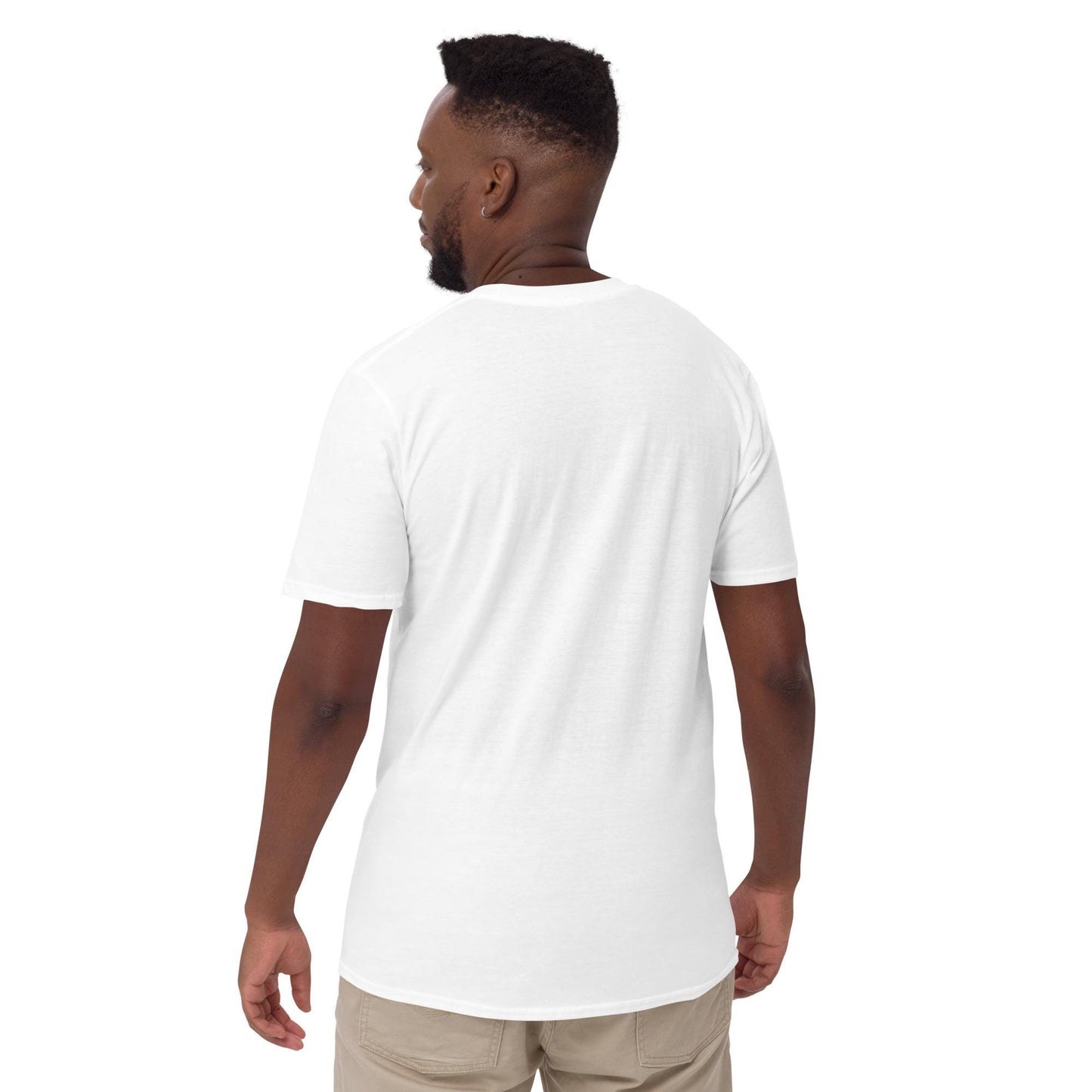 T-shirt 100% Coton pour Homme - Personnalisable - Col Rond, Manches Courtes, Coupe Classique - Doux, Confortable, Décontracté - Style Urbain