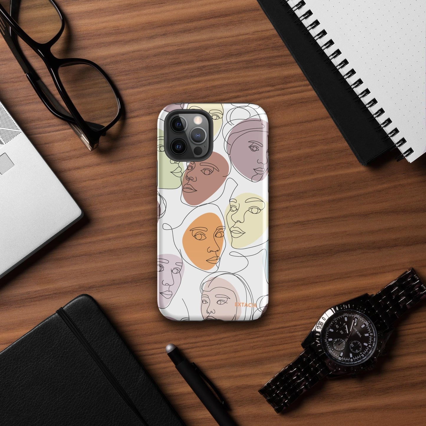 Coque d'iPhone® rigide à Double Couche – Protection Anti-Choc et Élégante, Compatible avec Plusieurs Modèles - cadeau, anniversaire, noël