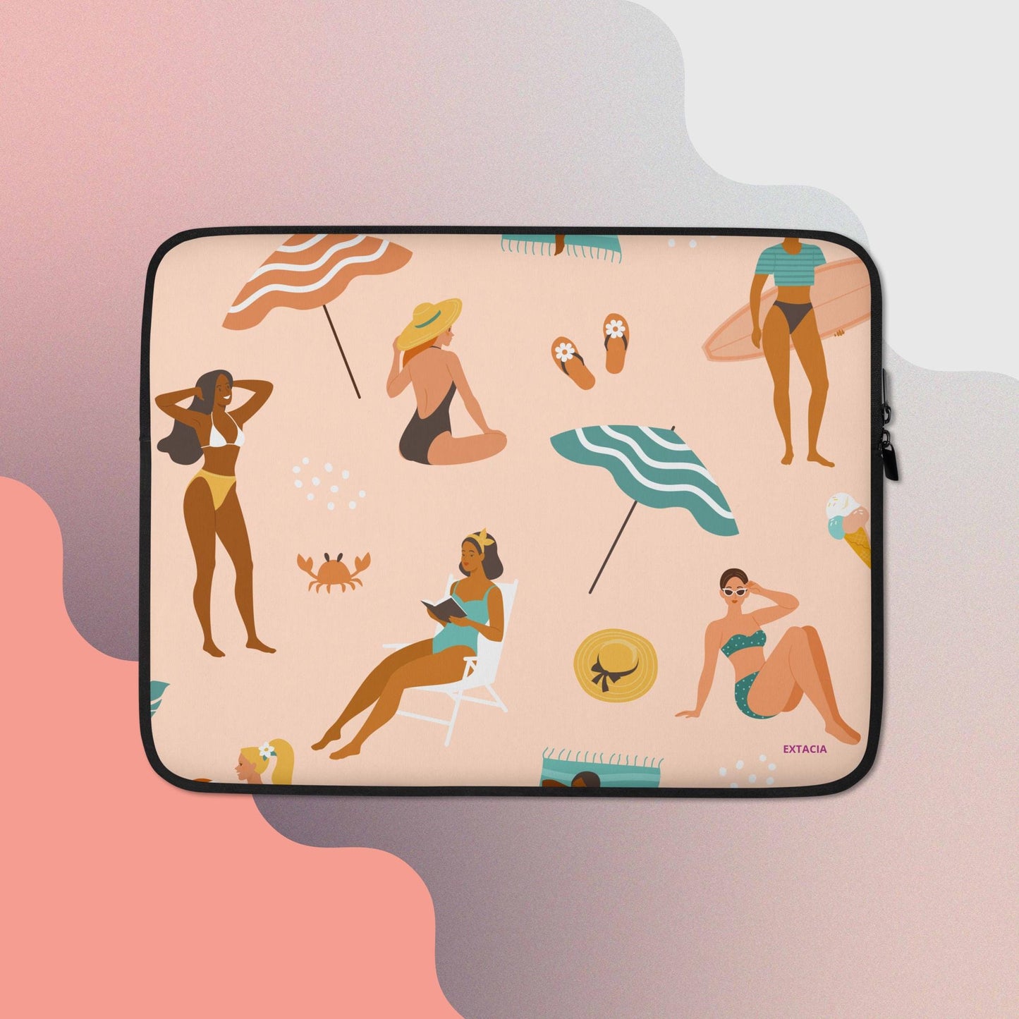 Housse Pour Ordinateur Portable Minimaliste - Sacoche de Protection Étanche et Légère - Bureau, Voyage, cadeau, anniversaire, noël, travail