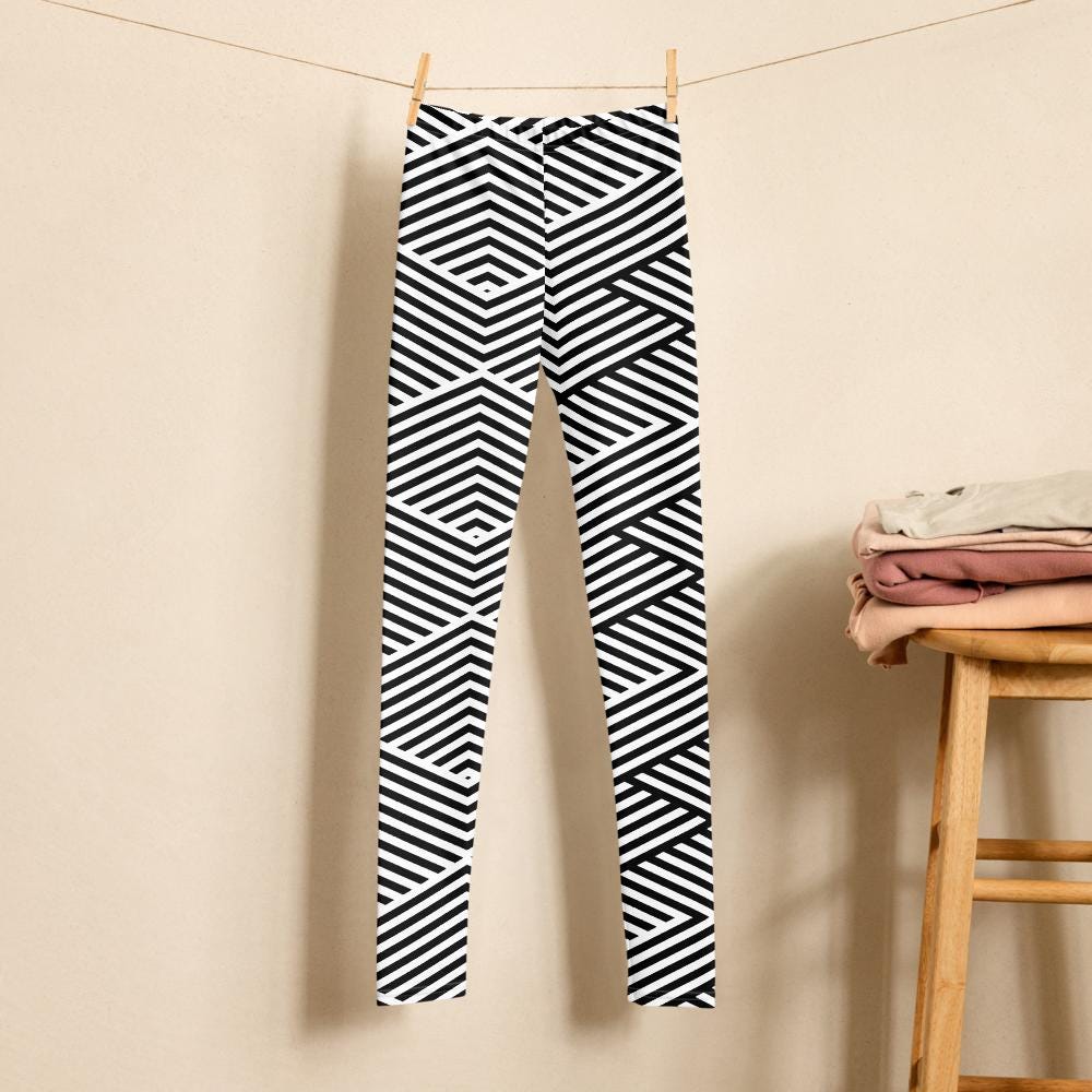 Leggings pour fille ado – pantalon de sport confortable et stretch pour yoga, gym et danse, sport, ballet, école, cadeau - legging