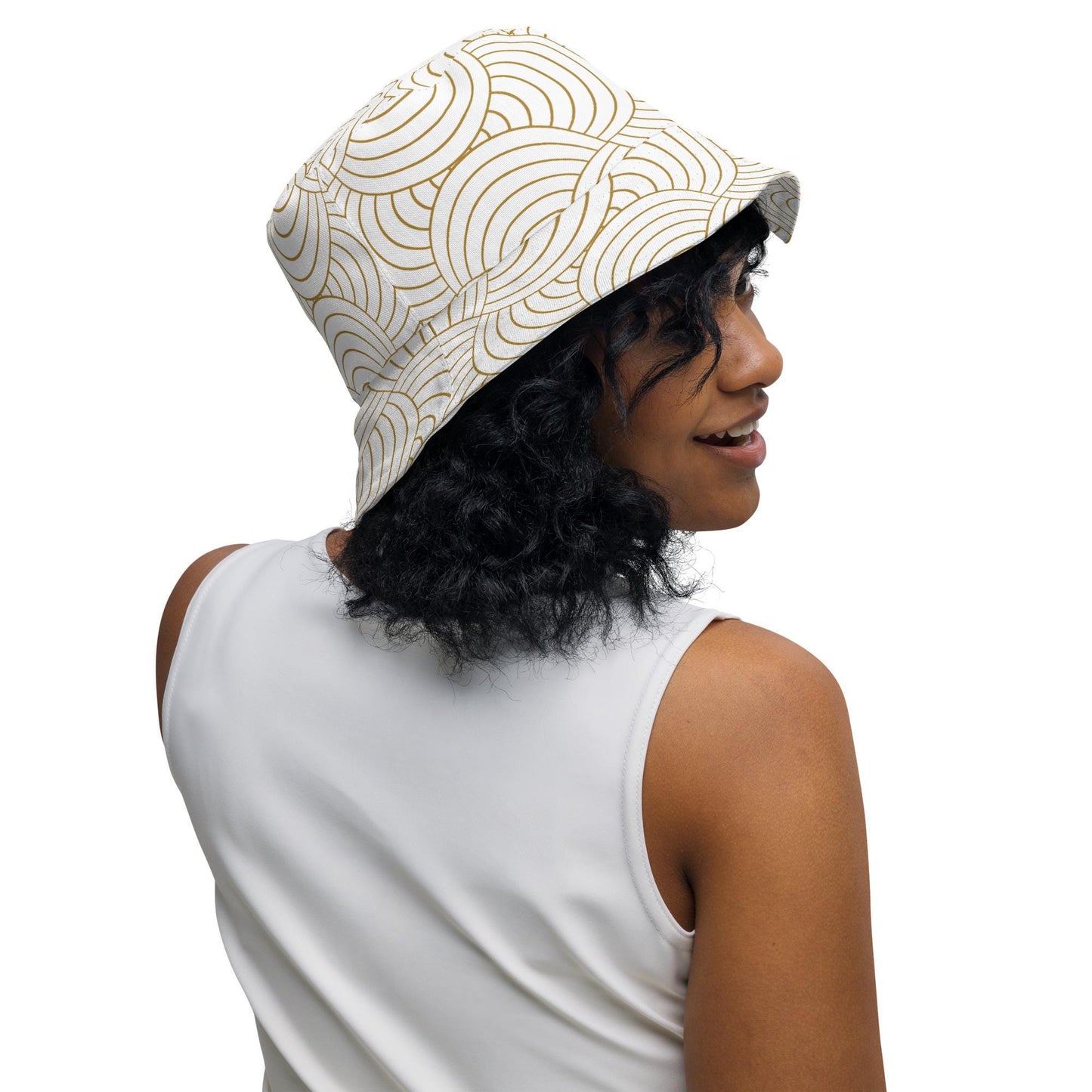Bob Réversible Unisexe – Chapeau Minimaliste - Stylé léger, accessoire mode d’été pour adultes, Streetwear, cadeau - Design Graphique