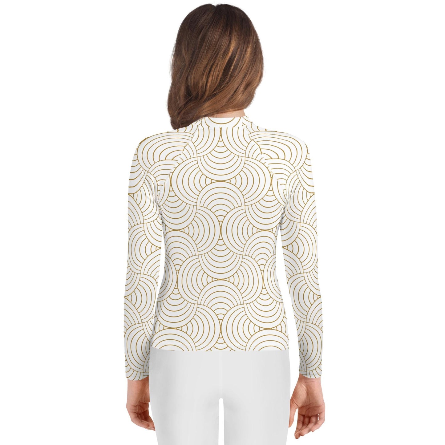 Rash Guard Fille Adolescente – T-Shirt de Compression Anti-UV, Séchage Rapide – cadeau, anniversaire - Sport, Natation et Surf, Gymnastique