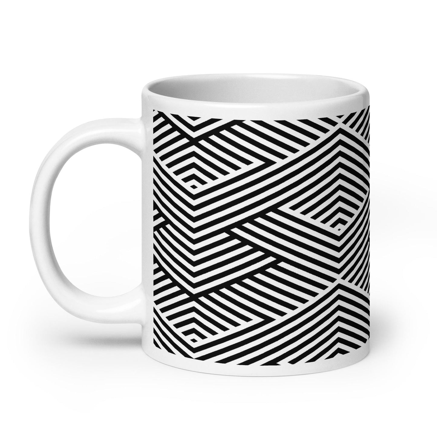 Mug en Céramique – 11, 15 et 20 oz - Tasse Design et Élégante - Design Graphique - Personnalisable - cadeau, bureau, déco cuisine