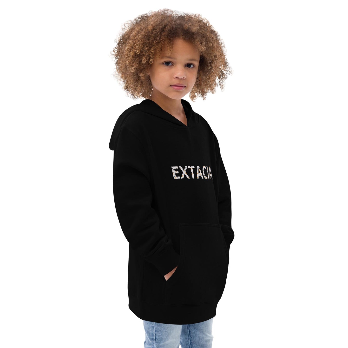 Sweat à Capuche pour Petite Fille en Coton mélangé avec Motif Imprimé - Pull chaud et doux pour enfant, hoodie mignon hiver cocooning cadeau
