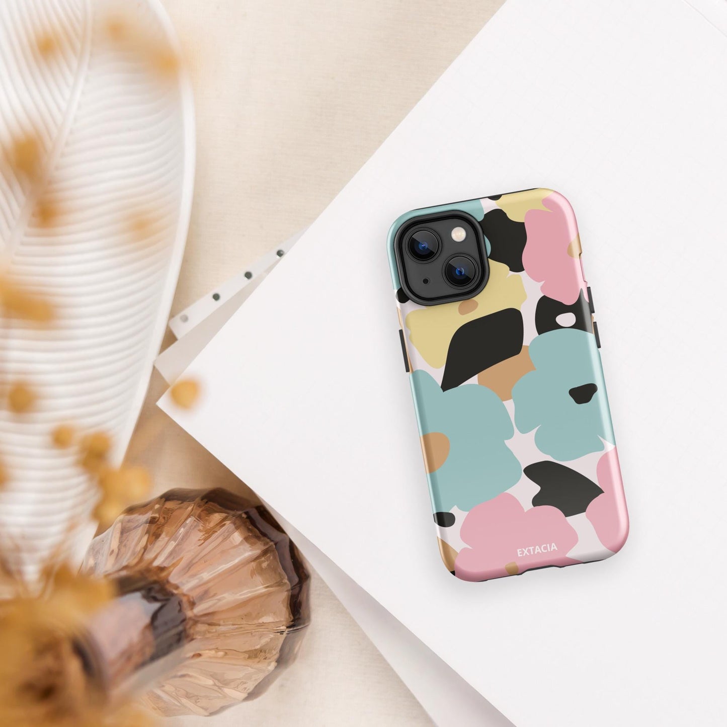 Coque d'iPhone® rigide à Double Couche – Protection Anti-Choc et Élégante, Compatible avec Plusieurs Modèles - cadeau, anniversaire, noël