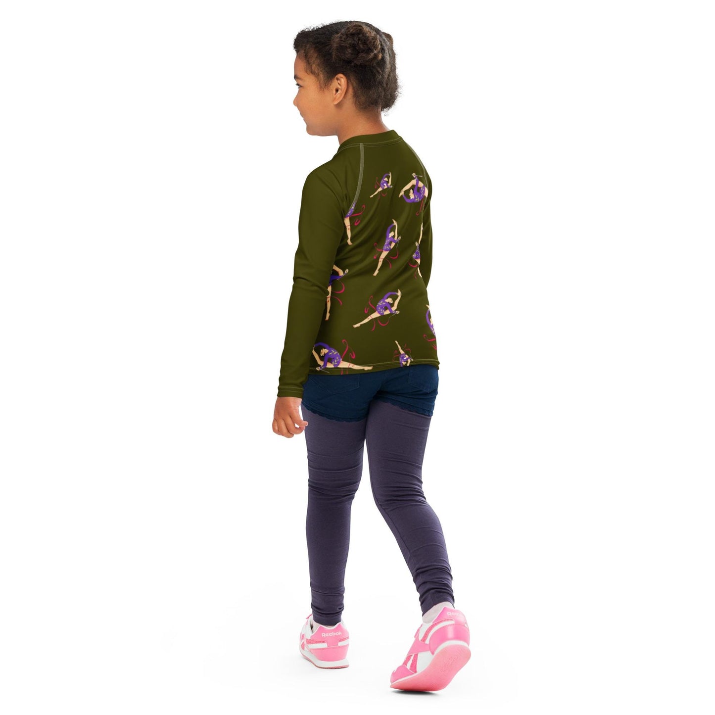 Rash Guard – T-Shirt de Compression pour Bébé et Petite Fille, Séchage Rapide et Protection UV - Natation, nage, Sport, Surf, gymnastique