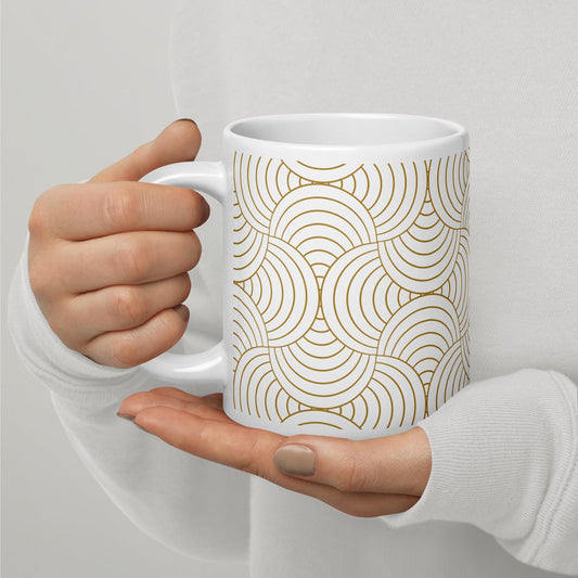 Mug en Céramique – 11, 15 et 20 oz - Tasse Design et Élégante -  Design Graphique - Personnalisable - cadeau, bureau, déco cuisine