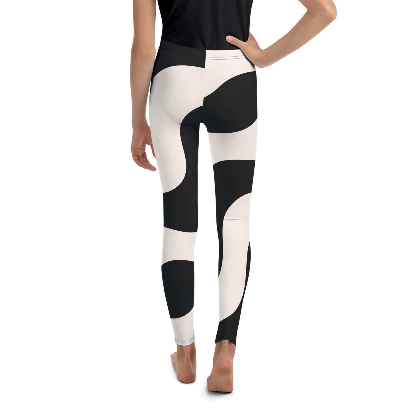 Leggings pour fille ado – pantalon de sport confortable et stretch pour yoga, gym et danse, sport, ballet, école, cadeau - legging