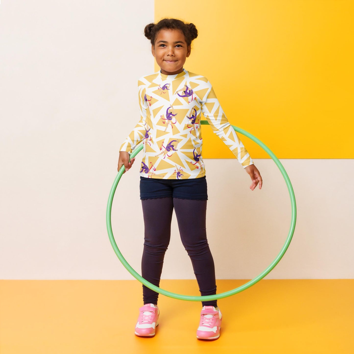 Rash Guard – T-Shirt de Compression pour Bébé et Petite Fille, Séchage Rapide et Protection UV - Natation, nage, Sport, Surf, gymnastique