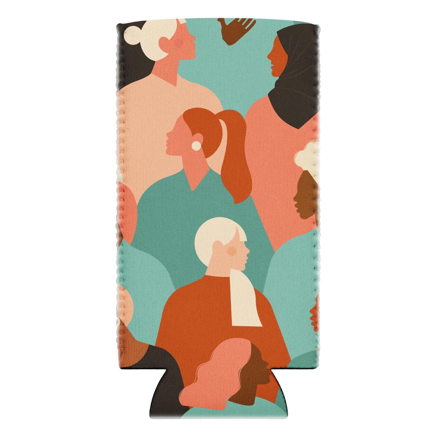 Housse Isotherme, Manchon Refroidisseur - Boisson Bouteille Canette, anti-condensation réutilisable - Design Silhouettes Feminines, Femmes