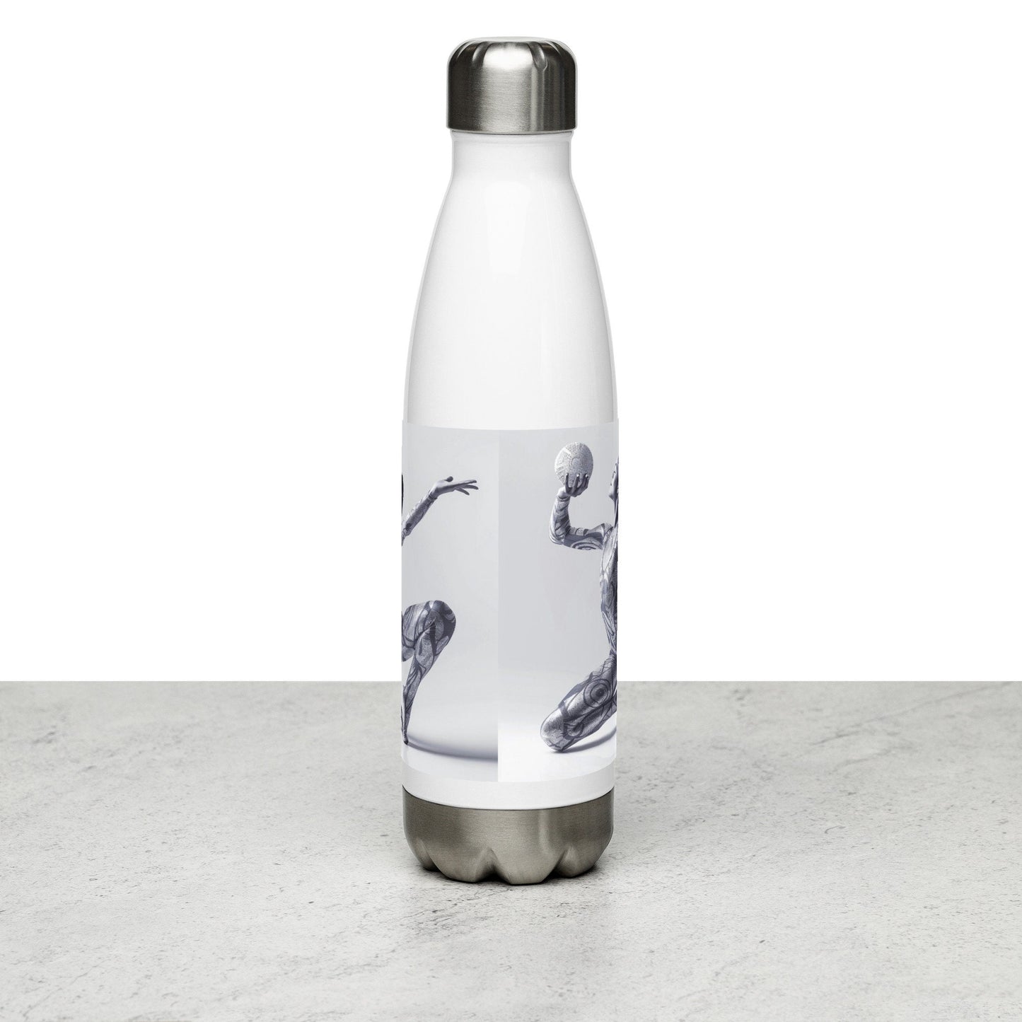 Bouteille en Inox - Gourde Étanche Isotherme en Acier Inoxydable – Design Danseuse Gymnaste - Durable – Bureau, Sport, Camping Randonnée