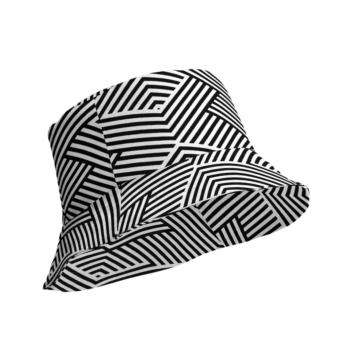 Bob Réversible Unisexe – Chapeau Minimaliste - Stylé léger, accessoire mode d’été pour adultes, Streetwear, cadeau - Design Graphique