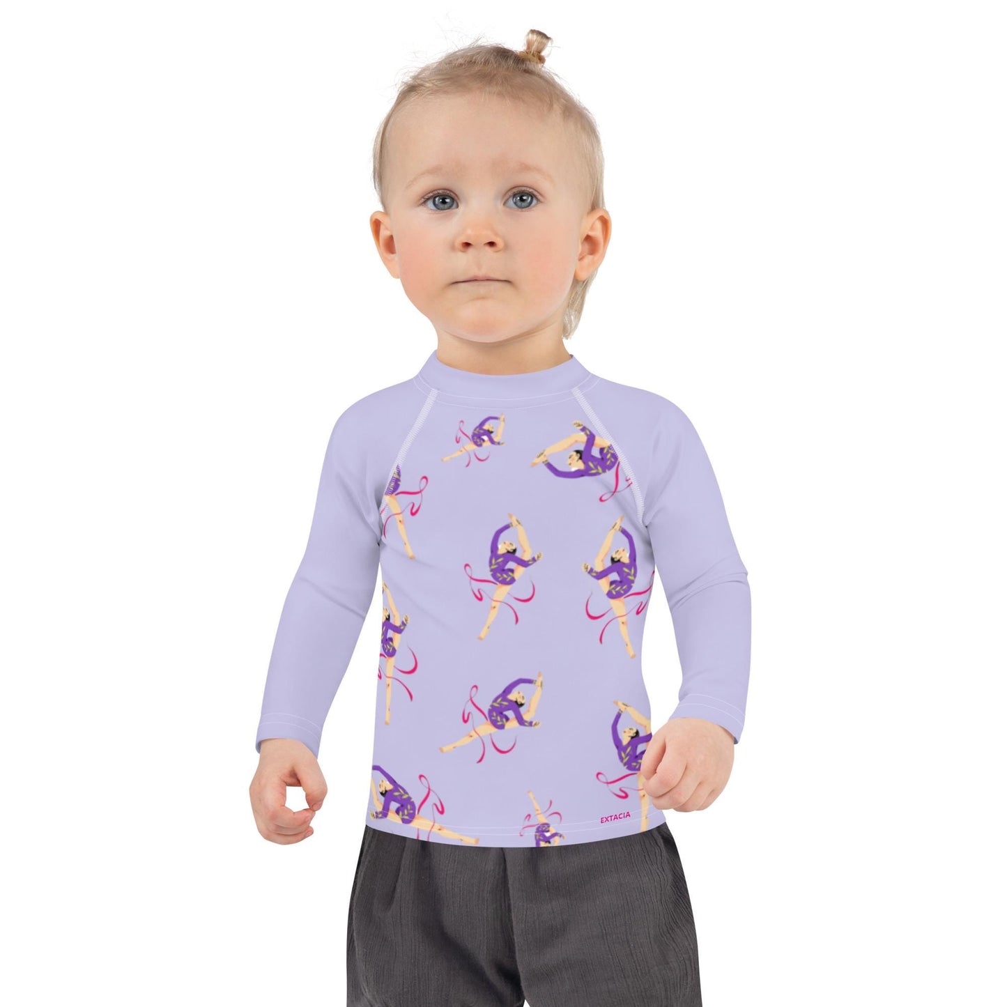 Rash Guard – T-Shirt de Compression pour Bébé et Petite Fille, Séchage Rapide et Protection UV - Natation, nage, Sport, Surf, gymnastique