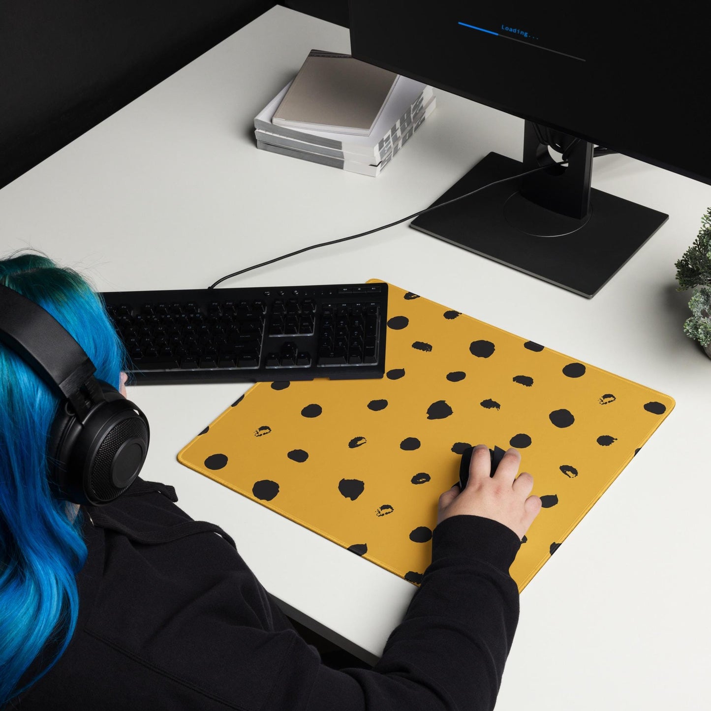 Tapis de Souris Gaming XXL - design minimaliste - surface lisse, base antidérapante, grand format, confortable, durable - Accessoire bureau