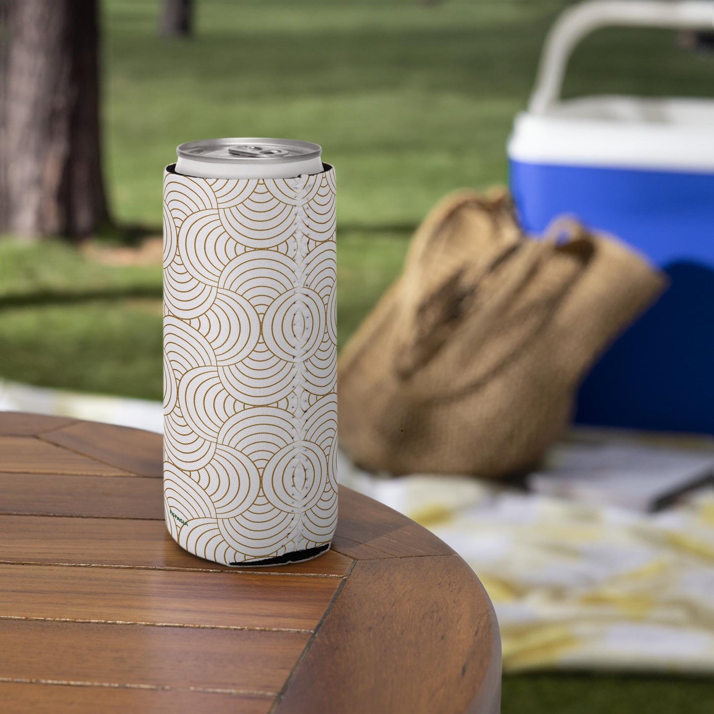 Housse Isotherme, Manchon Refroidisseur - Protection pour Boisson Bouteille canette, étui anti-condensation réutilisable, Design Graphique