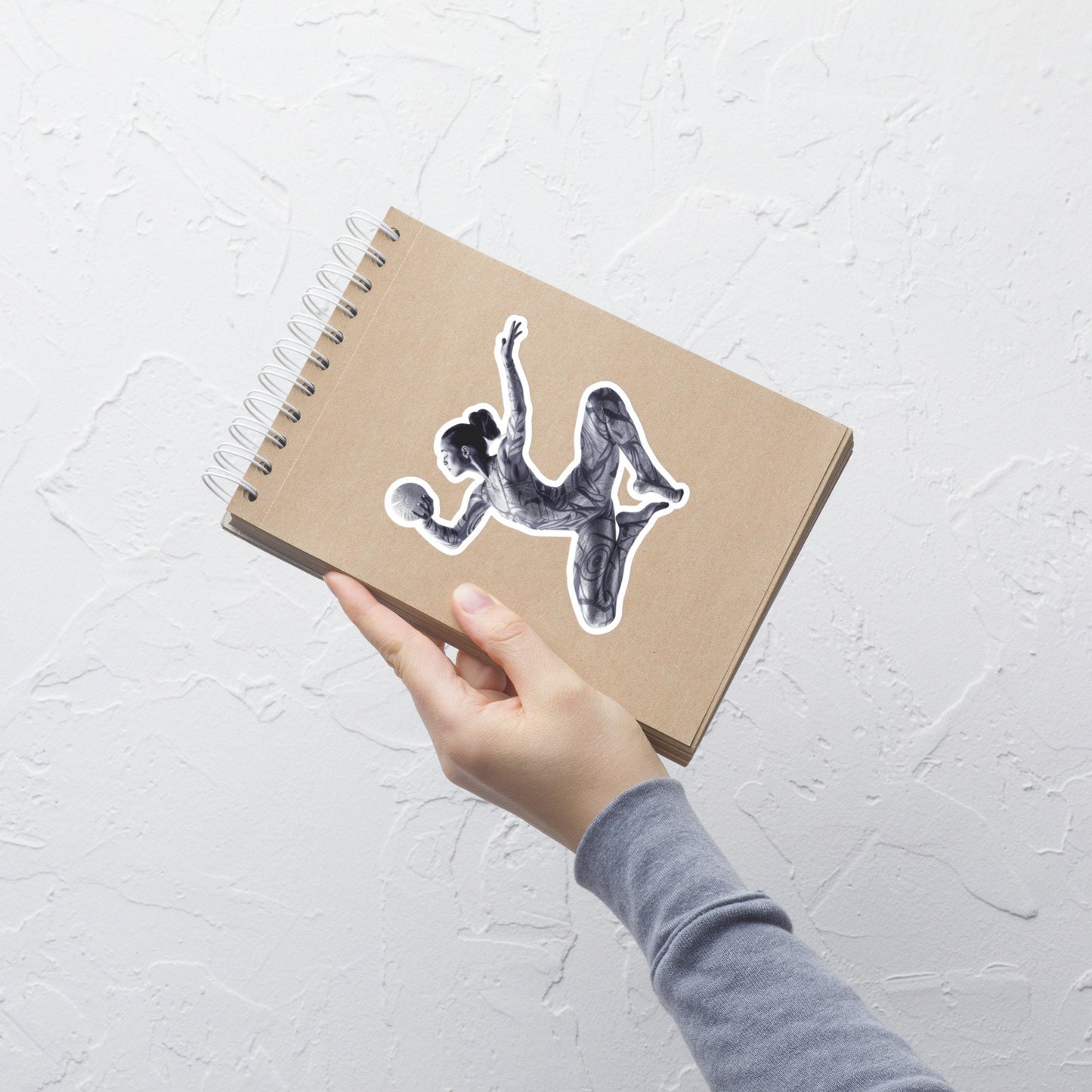 Autocollants gymnaste & danseuse – application sur carnet / bullet journal