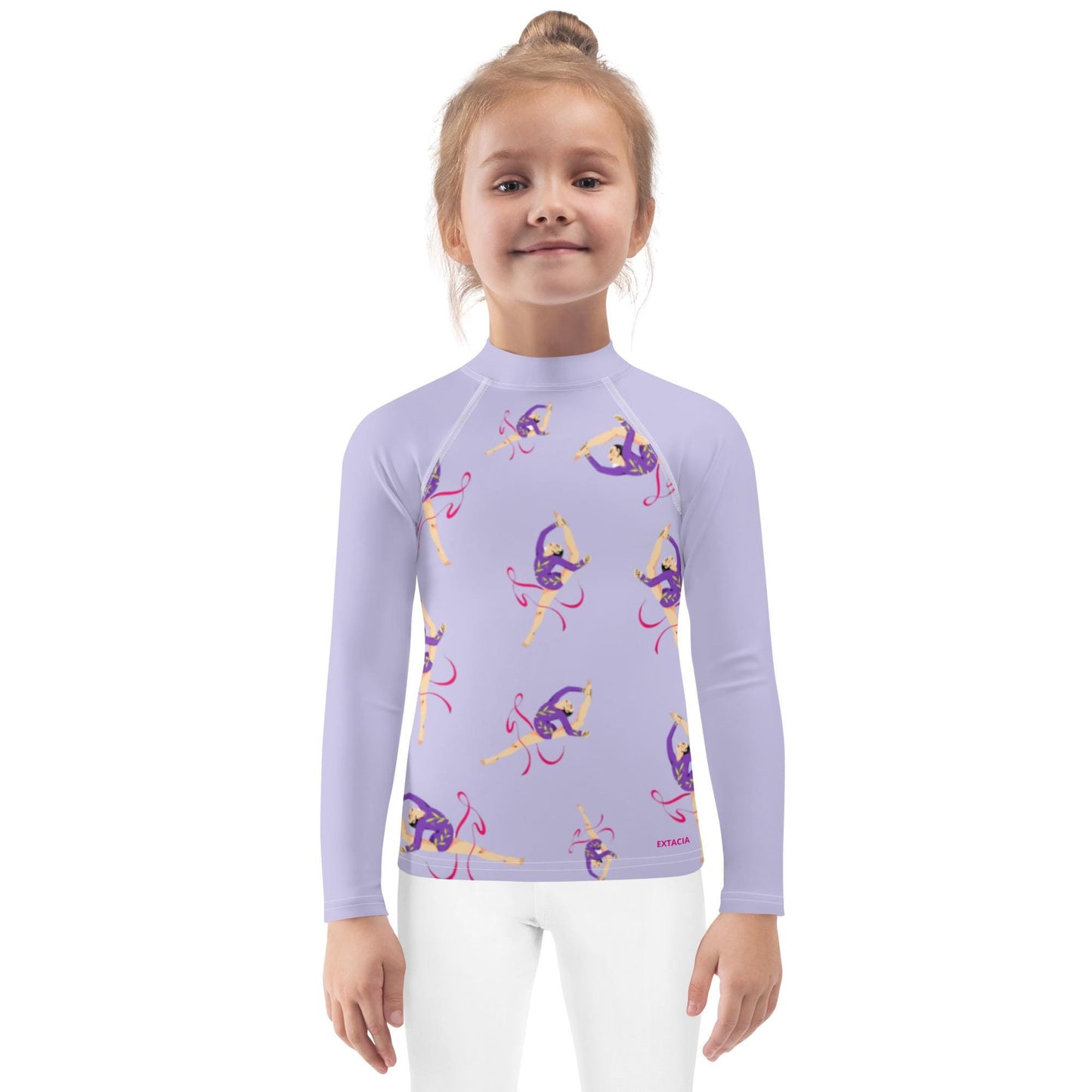 Rash Guard – T-Shirt de Compression pour Bébé et Petite Fille, Séchage Rapide et Protection UV - Natation, nage, Sport, Surf, gymnastique