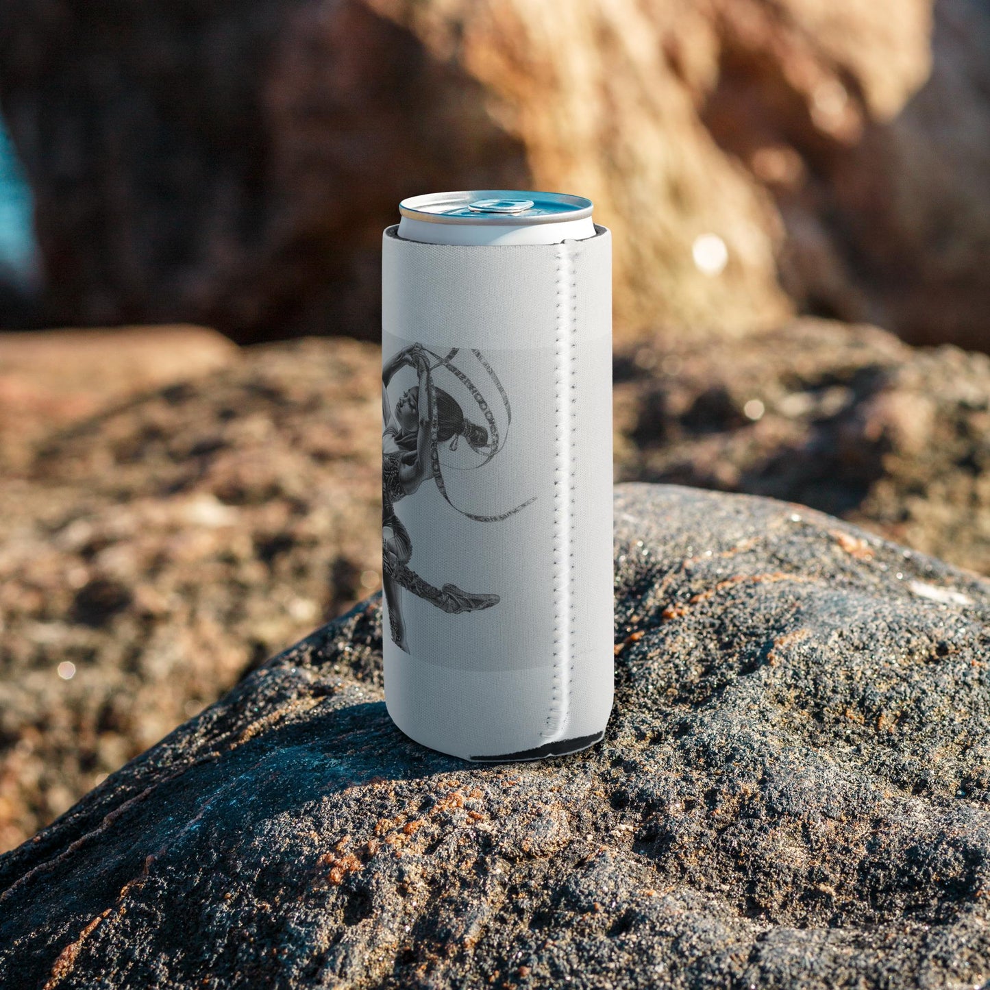 Housse Isotherme, Manchon Refroidisseur - pour Boisson Bouteille canette, anti-condensation réutilisable - Design Danseuse, Gymnaste