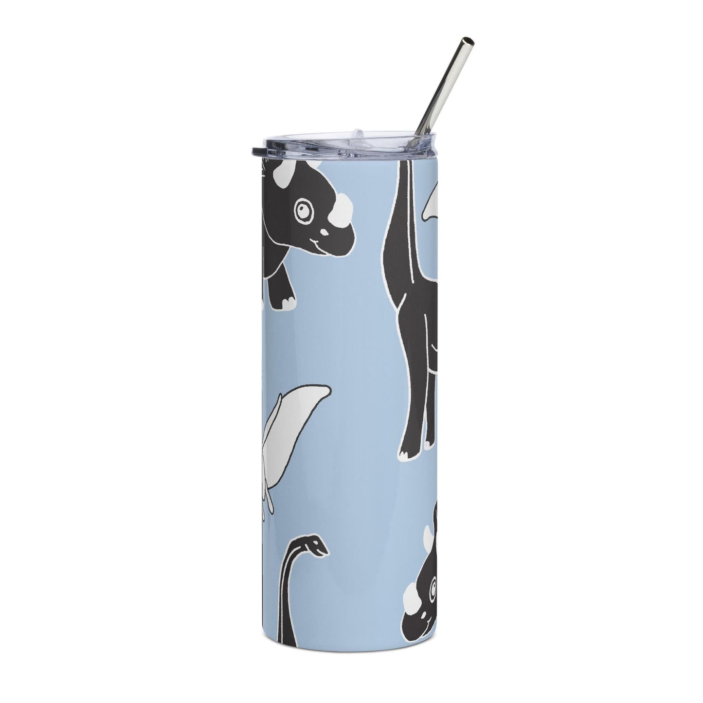 Mug isotherme inox - Gobelet en Acier Inoxydable – Design dinosaure - Mug de Voyage Durable, Étanche, Élégant - Boissons Chaudes et Froides