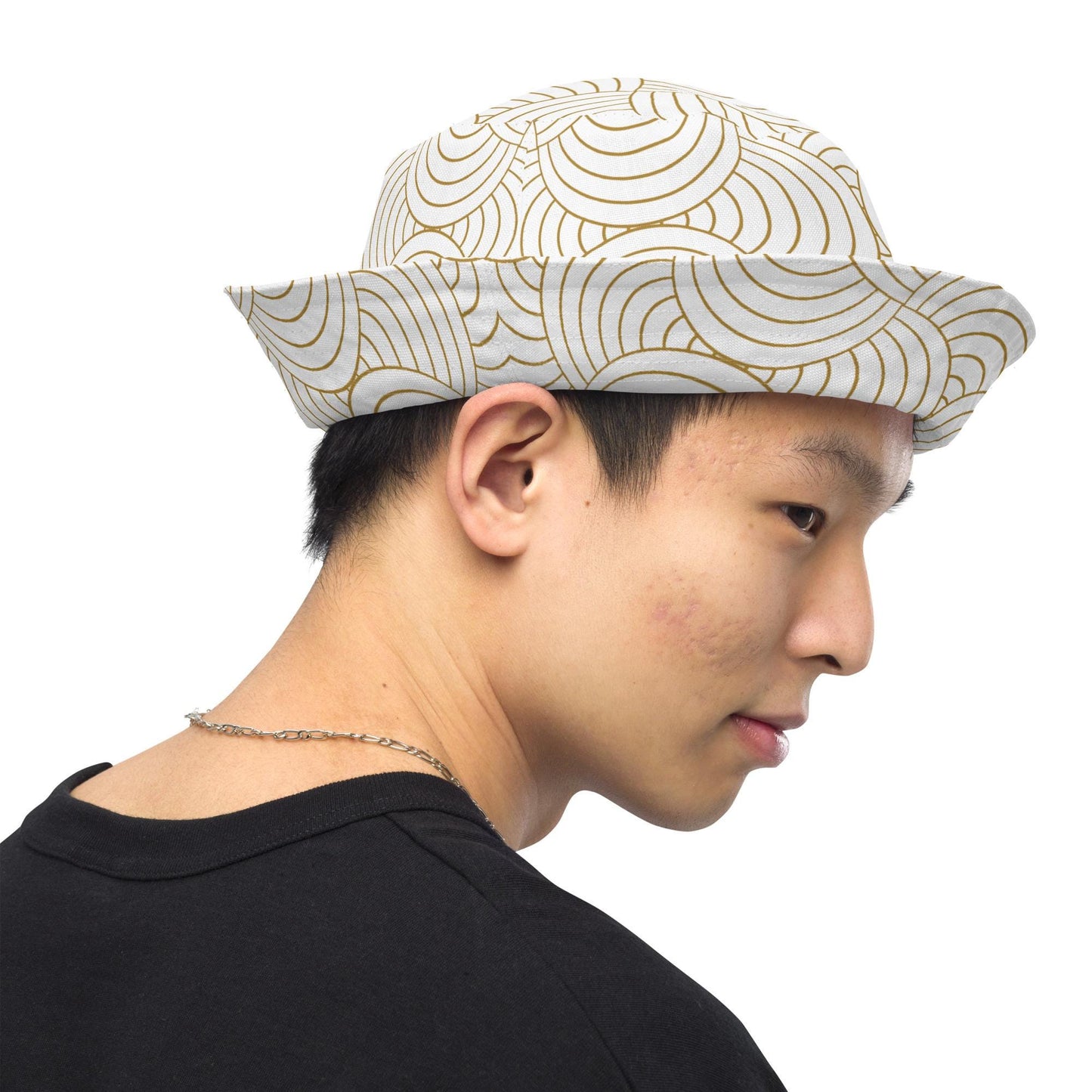 Bob Réversible Unisexe – Chapeau Minimaliste - Stylé léger, accessoire mode d’été pour adultes, Streetwear, cadeau - Design Graphique