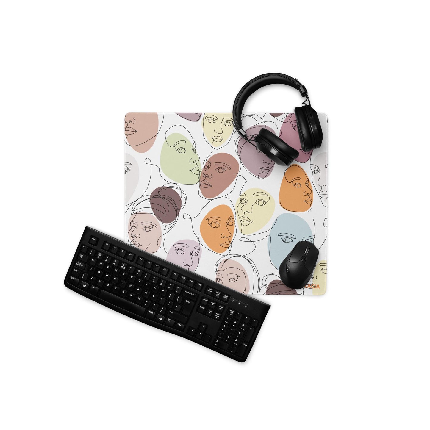 Tapis de Souris Gaming XXL - design minimaliste - surface lisse, base antidérapante, grand format, confortable, durable - Accessoire bureau