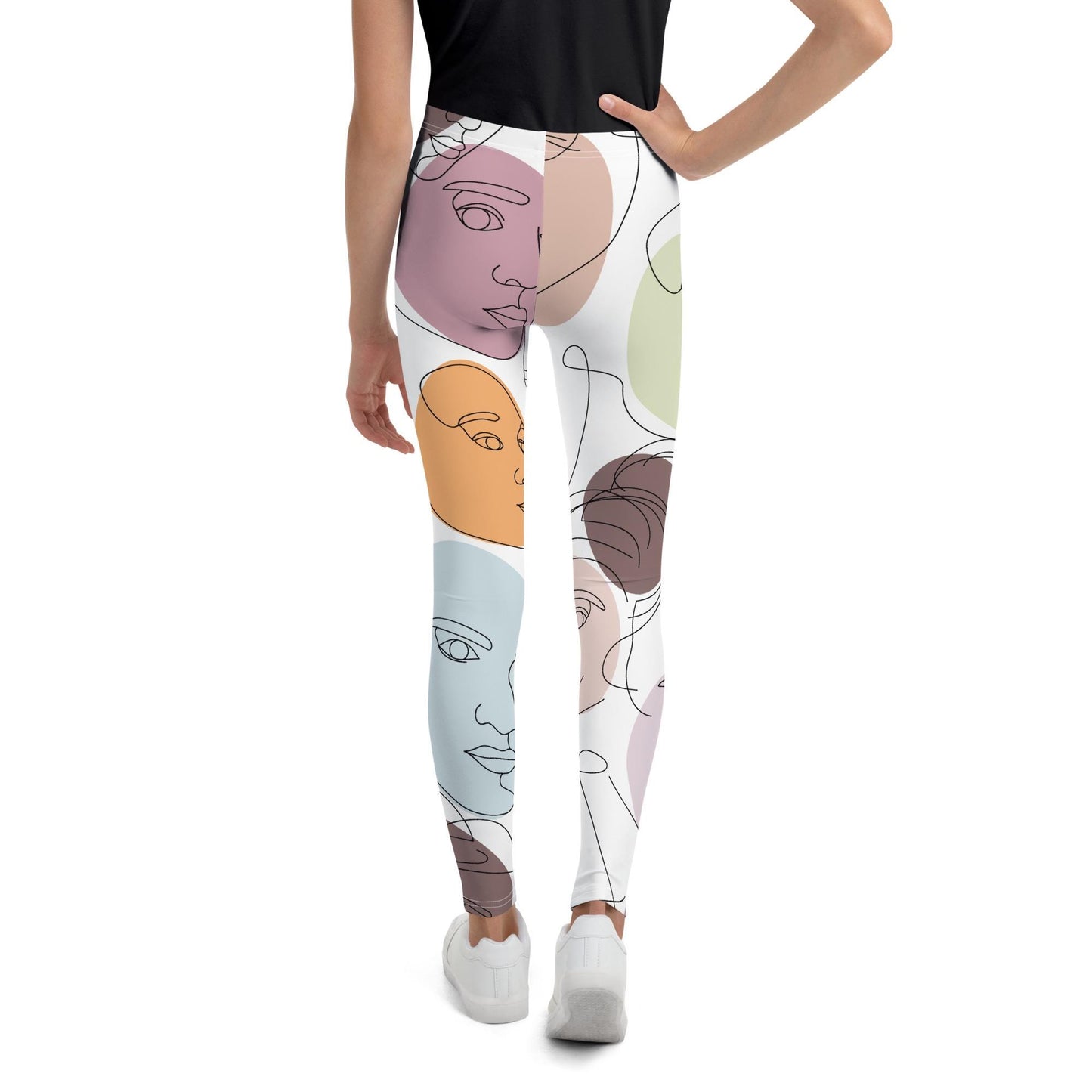Leggings pour fille ado – pantalon de sport confortable et stretch pour yoga, gym et danse, sport, ballet, école, cadeau - legging