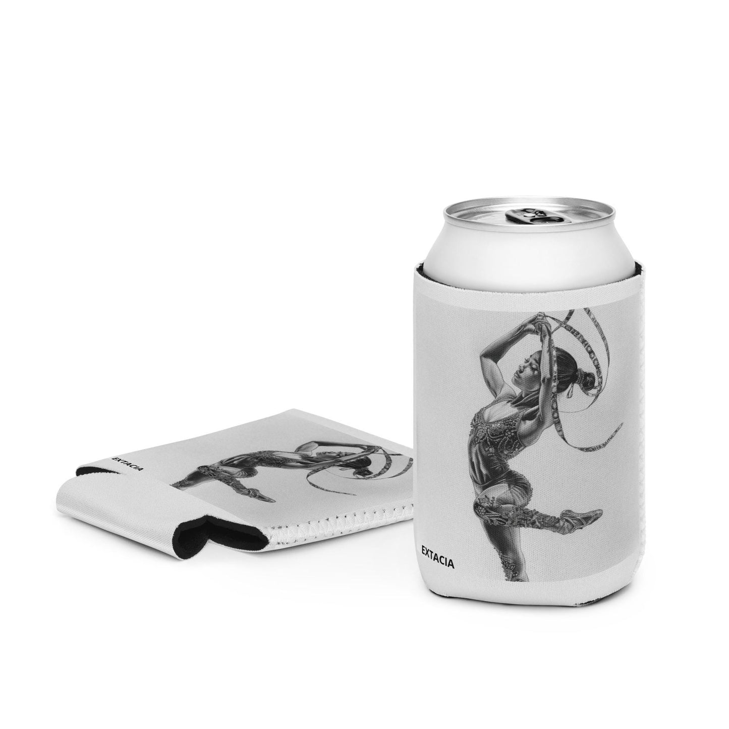 Housse Isotherme, Manchon Refroidisseur - pour Boisson Bouteille canette, anti-condensation réutilisable - Design Danseuse, Gymnaste