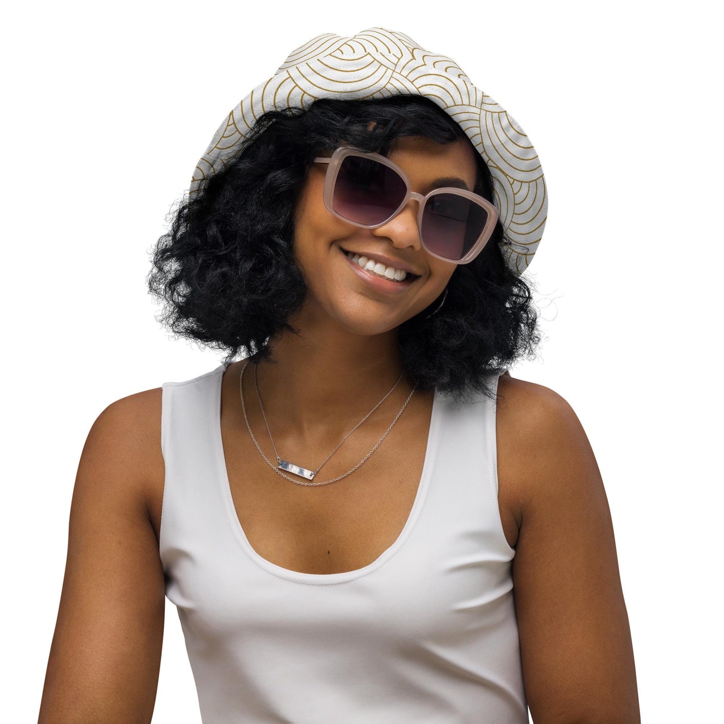 Bob Réversible Unisexe – Chapeau Minimaliste - Stylé léger, accessoire mode d’été pour adultes, Streetwear, cadeau - Design Graphique