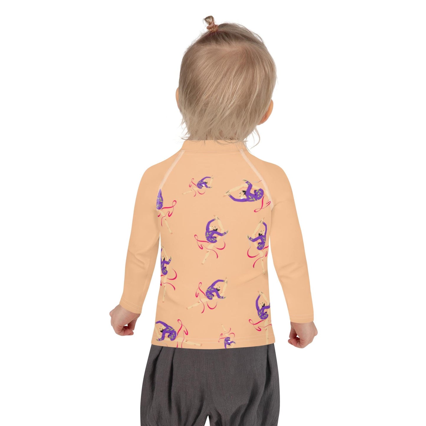 Rash Guard – T-Shirt de Compression pour Bébé et Petite Fille, Séchage Rapide et Protection UV - Natation, nage, Sport, Surf, gymnastique
