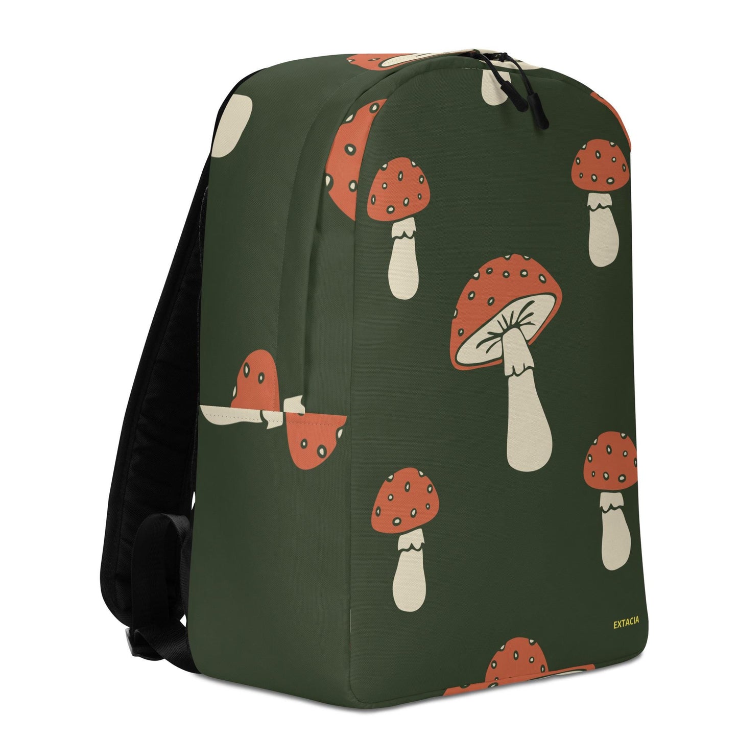 Sac à dos minimaliste - Léger, Spacieux et Résistant - design minimaliste - Voyages, École, Sport, Ordinateur Design Minimaliste Champignons