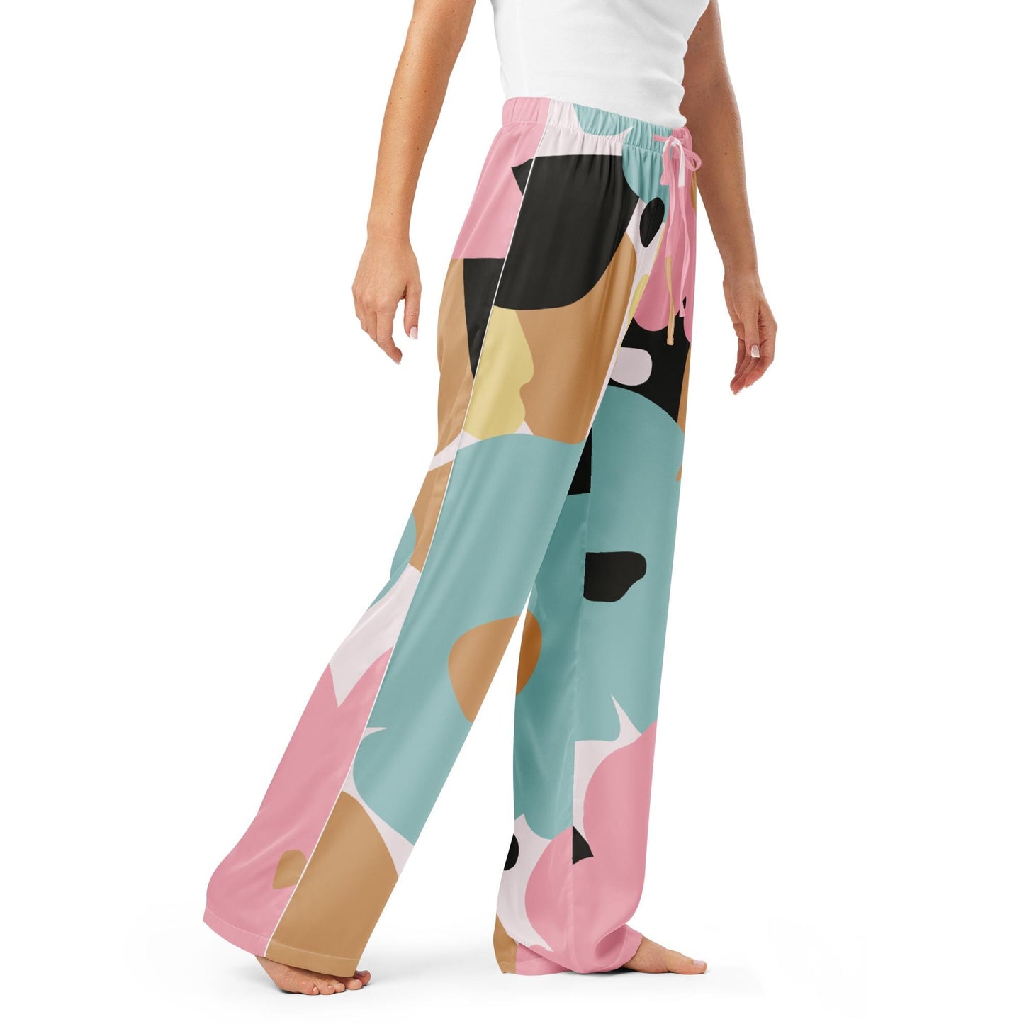Pantalon de Pyjama pour Femme â Pantalon de nuit taille haute - Confort, Douillet â IdĂ©e Cadeau Parfaite d'anniversaire, FĂȘte des mĂšres