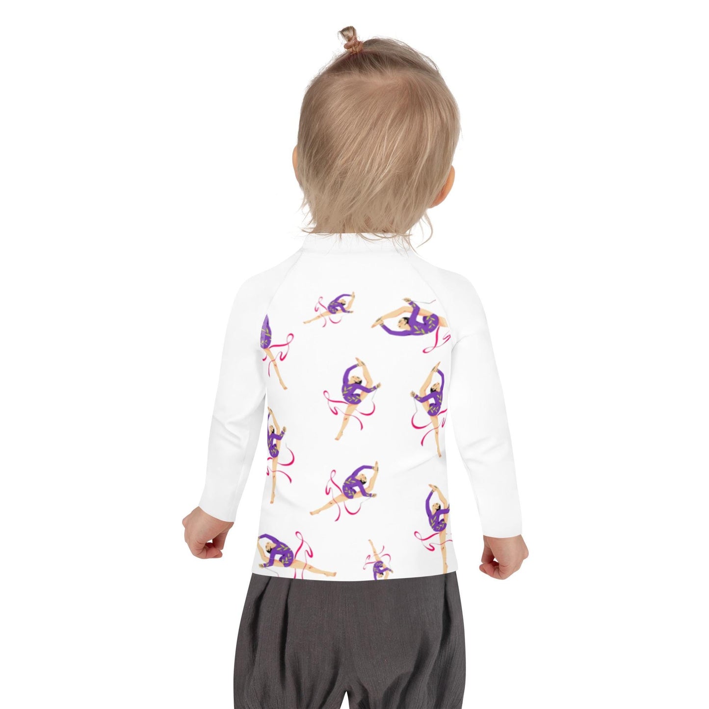 Rash Guard – T-Shirt de Compression pour Bébé et Petite Fille, Séchage Rapide et Protection UV - Natation, nage, Sport, Surf, gymnastique